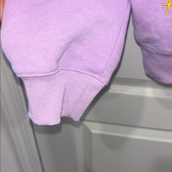 Dandy Purple Floral Embroidered Women's Sweatshirt size small - Picture 3 of 7